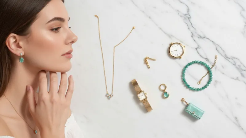 Les accessoires à associer avec des boucles d'oreilles émeraude