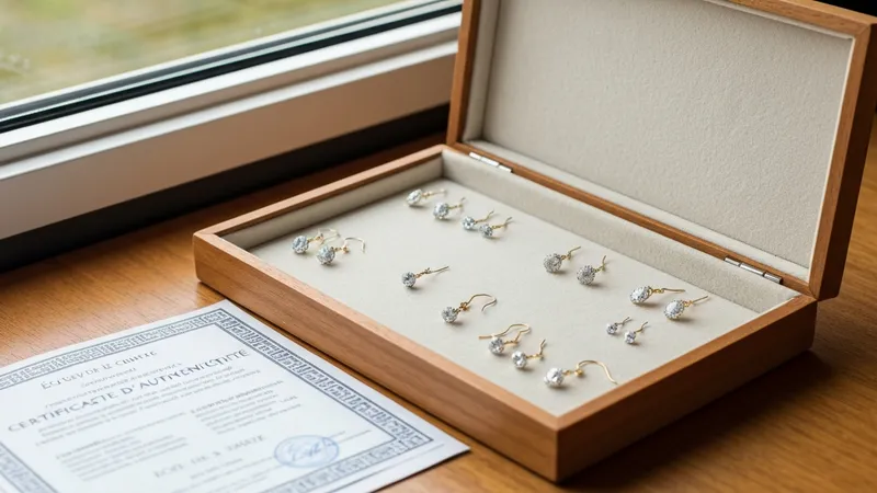 Les garanties lors de l'achat de boucles d'oreilles émeraude