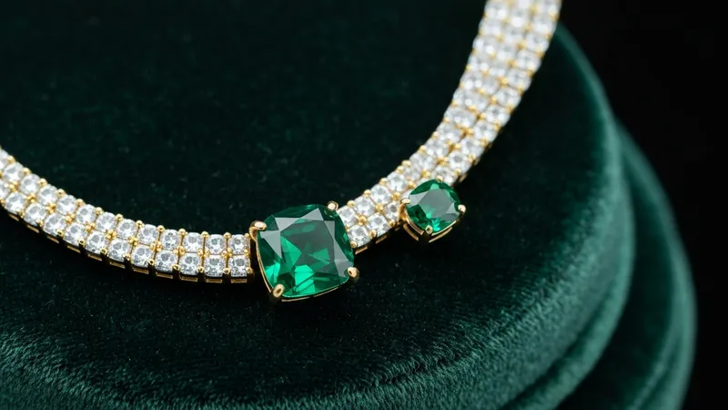 Protéger les boucles d'oreilles émeraude des rayures